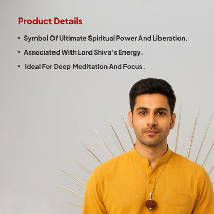 10 Mukhi Rudraksha Pendant- Nepali