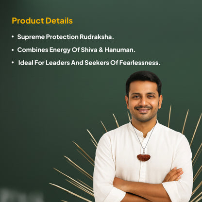 14 Mukhi Rudraksha Pendant - Indian