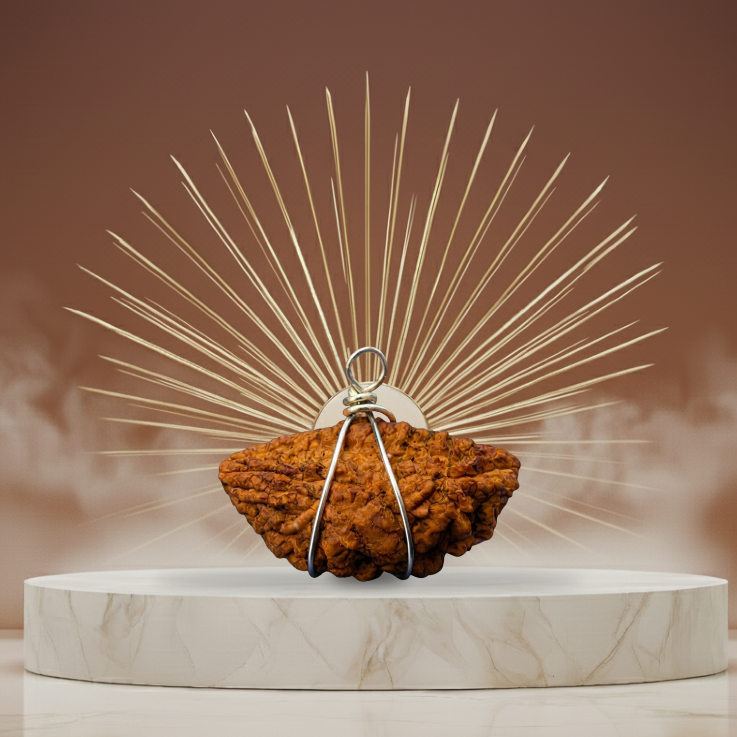 1 Mukhi Rudraksha Pendant- Indian