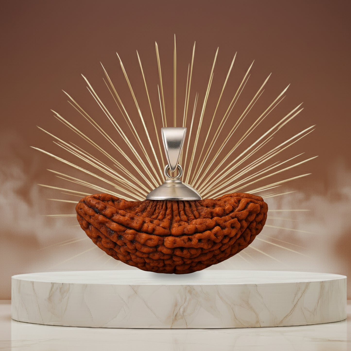 1 Mukhi Rudraksha Pendant- Indian