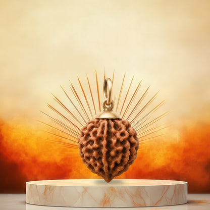 3 Mukhi Rudraksha Pendant- Nepali