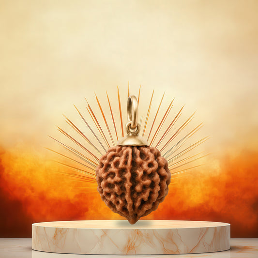 3 Mukhi Rudraksha Pendant- Nepali