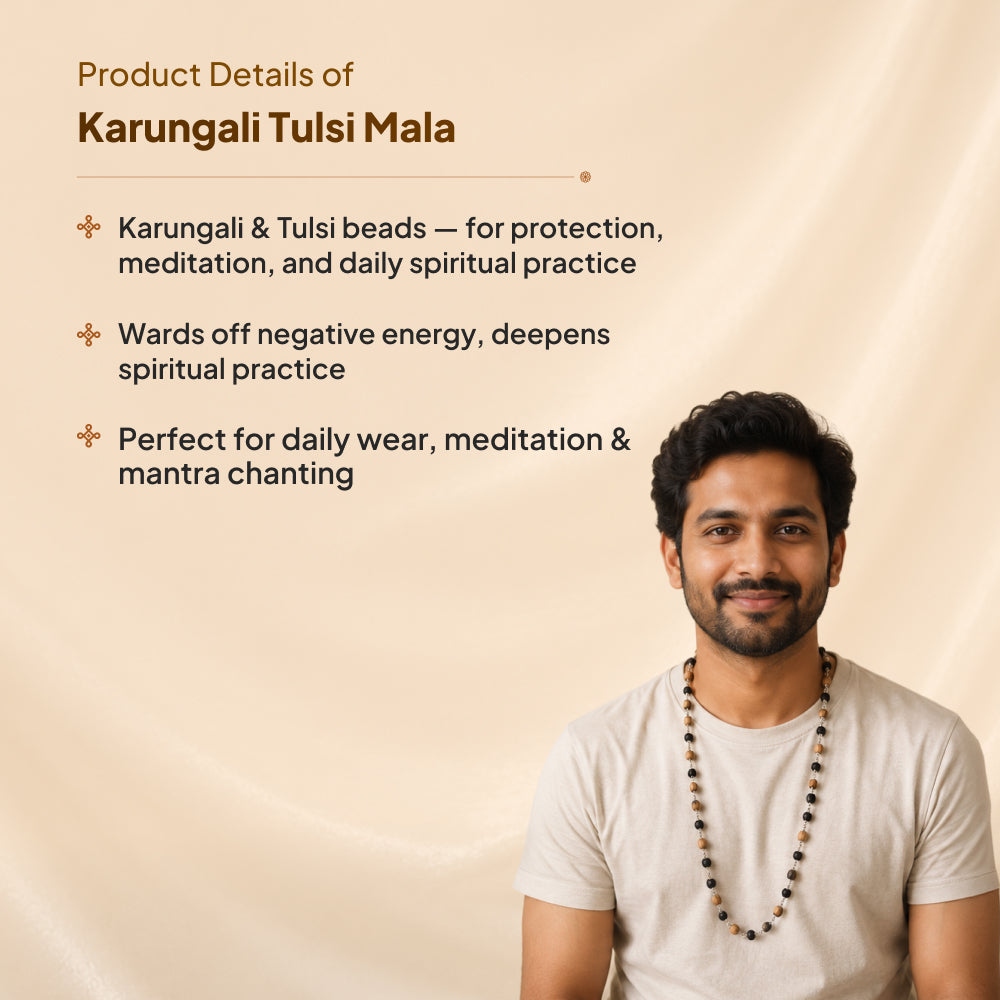 Karungali Tulsi Mala