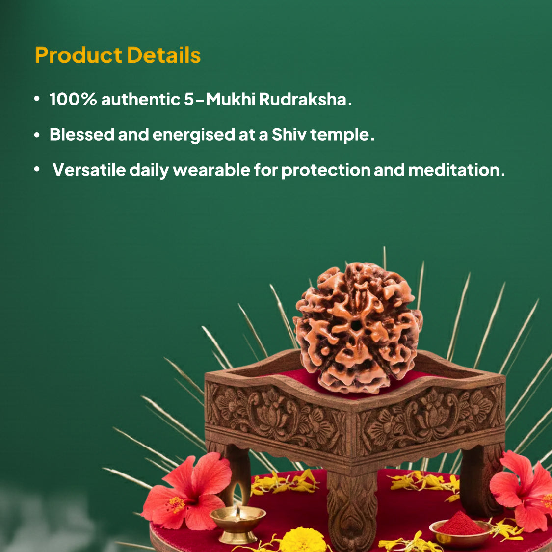 5 Mukhi Rudraksha - Nepali