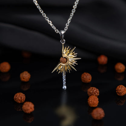 Surya Gadda Silver Pendant