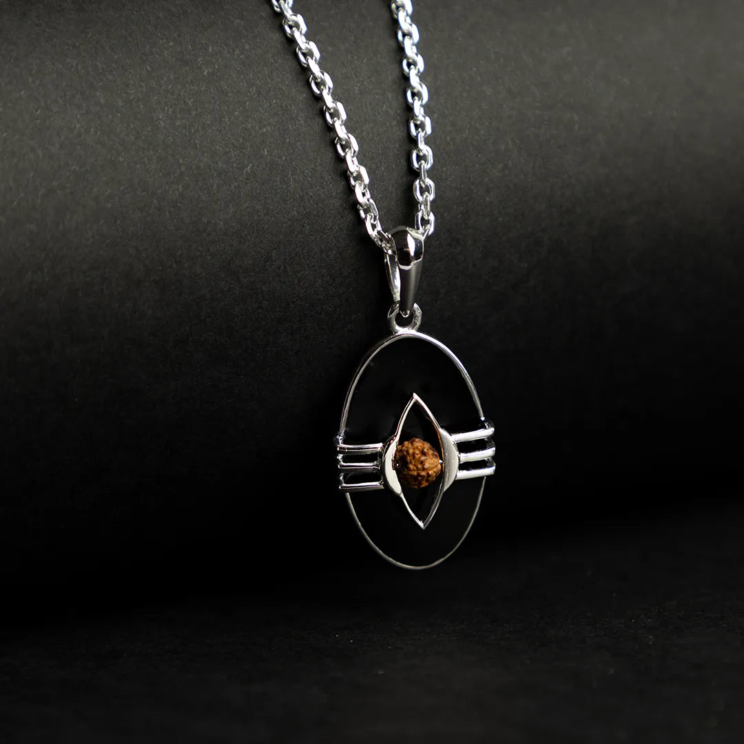 Shiv Linga Trinetra Gold Pendant