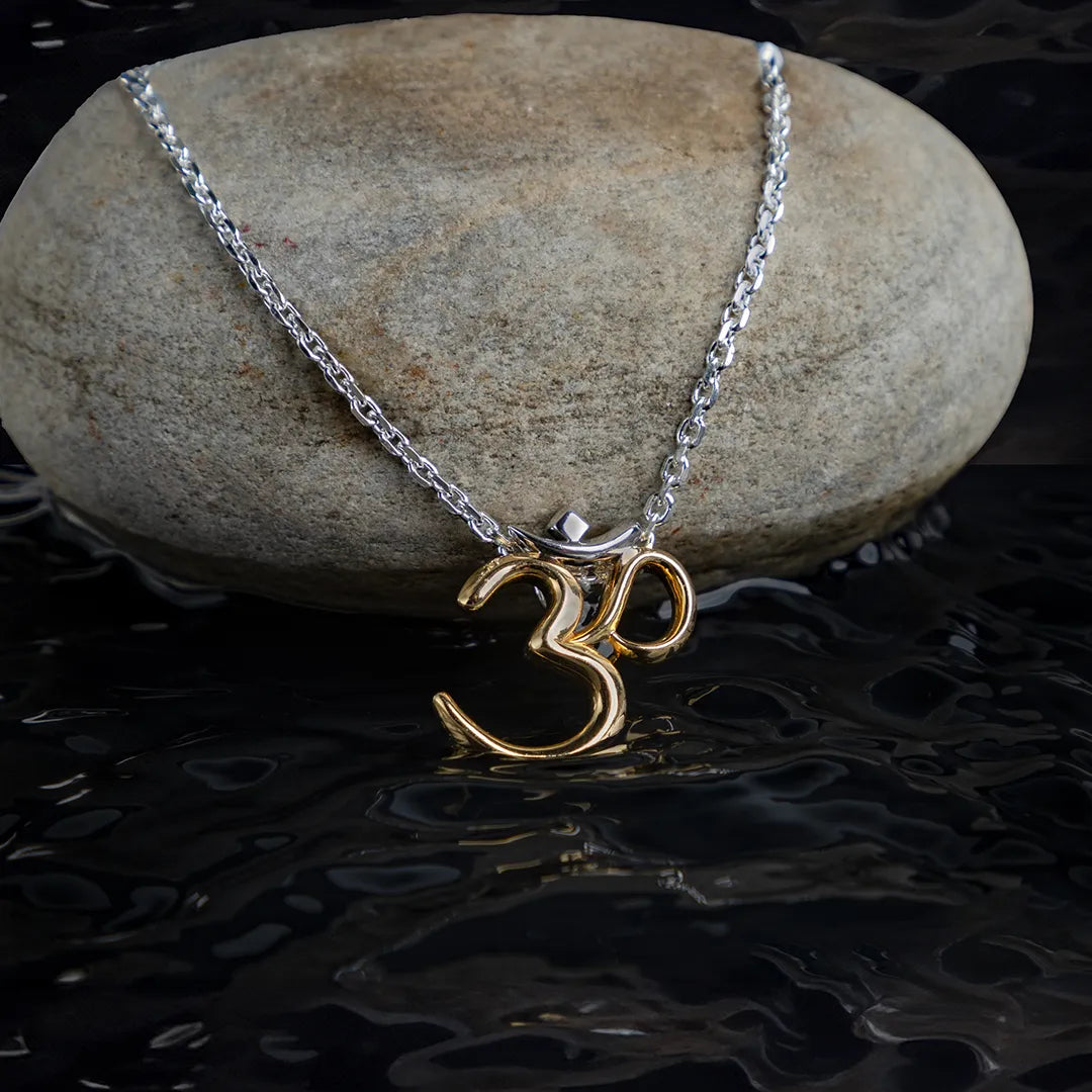 OM Silver Pendant