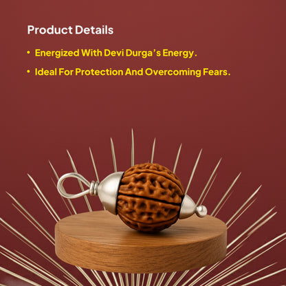 9 Mukhi Rudraksha Pendant- Nepali