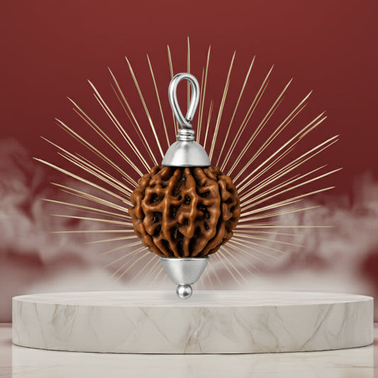 9 Mukhi Rudraksha Pendant- Nepali