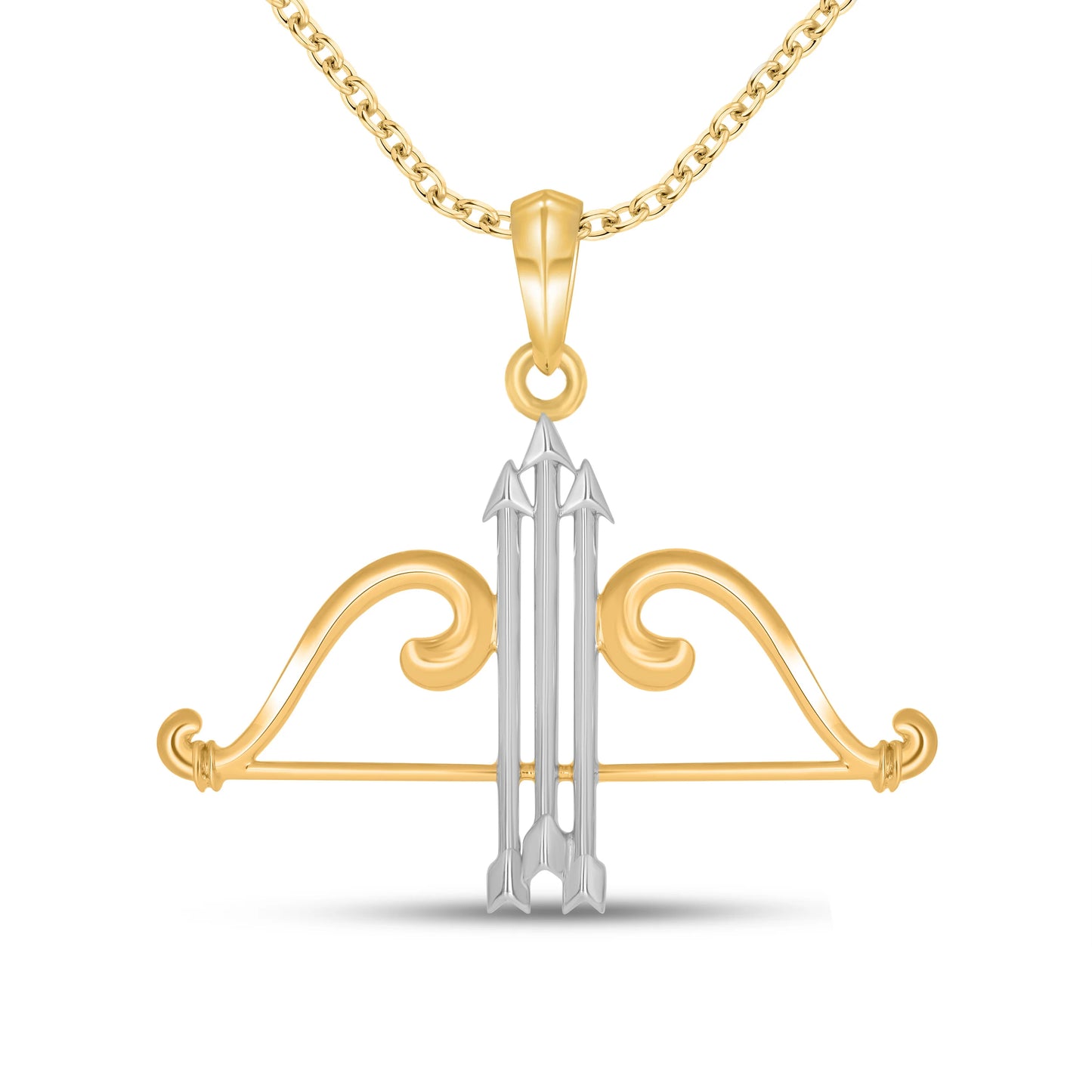 Khatu Shyam Bow Arrow Silver Pendant