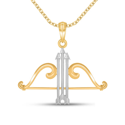 Khatu Shyam Bow Arrow Silver Pendant