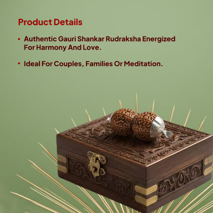 Gauri Shankar Rudraksha Pendant