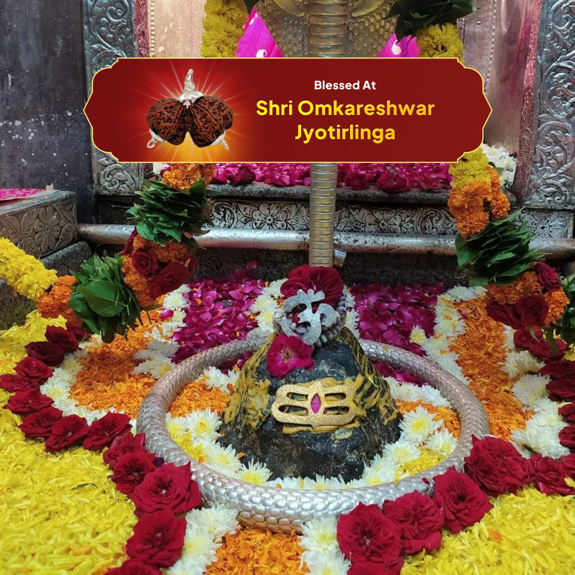 Gauri Shankar Rudraksha Pendant