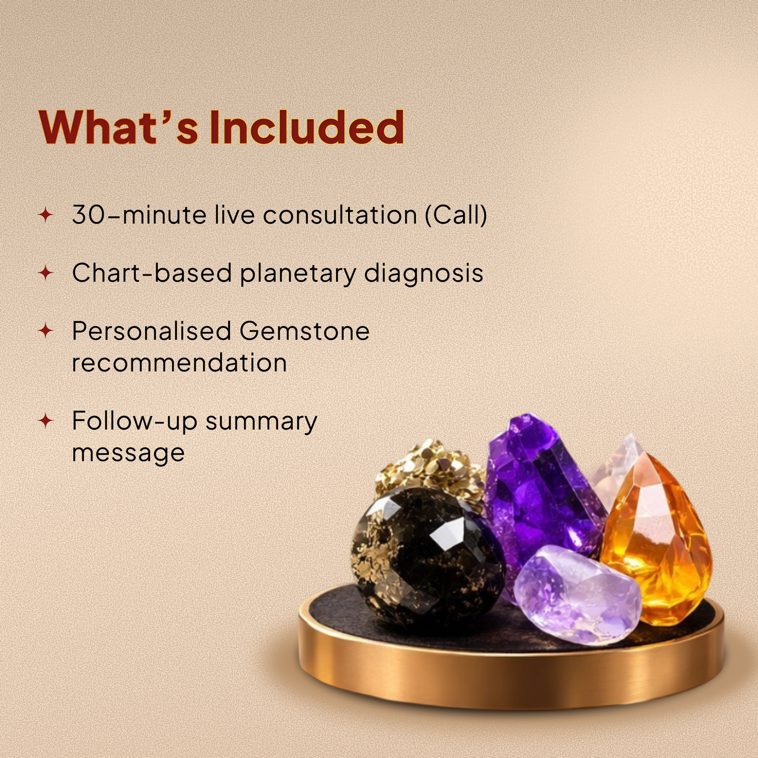 Personalised Gemstone Consultation