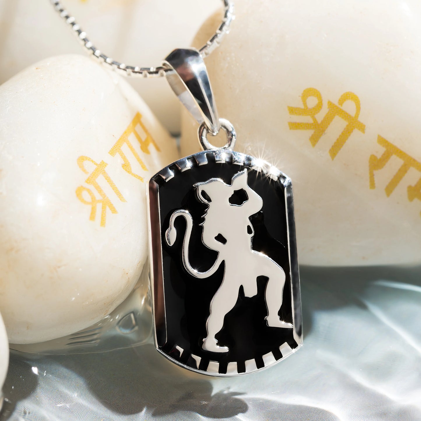 Bajrang Bali Veer Shakti Dual Pendant