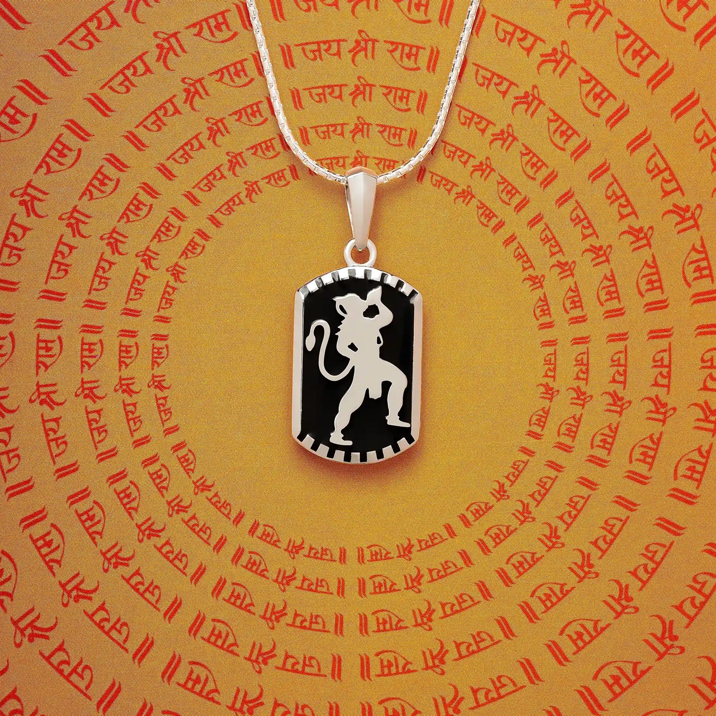 Bajrang Bali Veer Shakti Dual Pendant