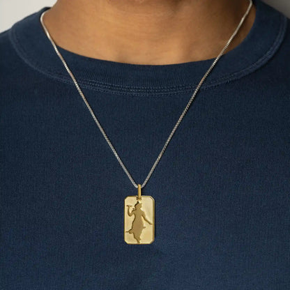 Krishna Feather Dual Pendant