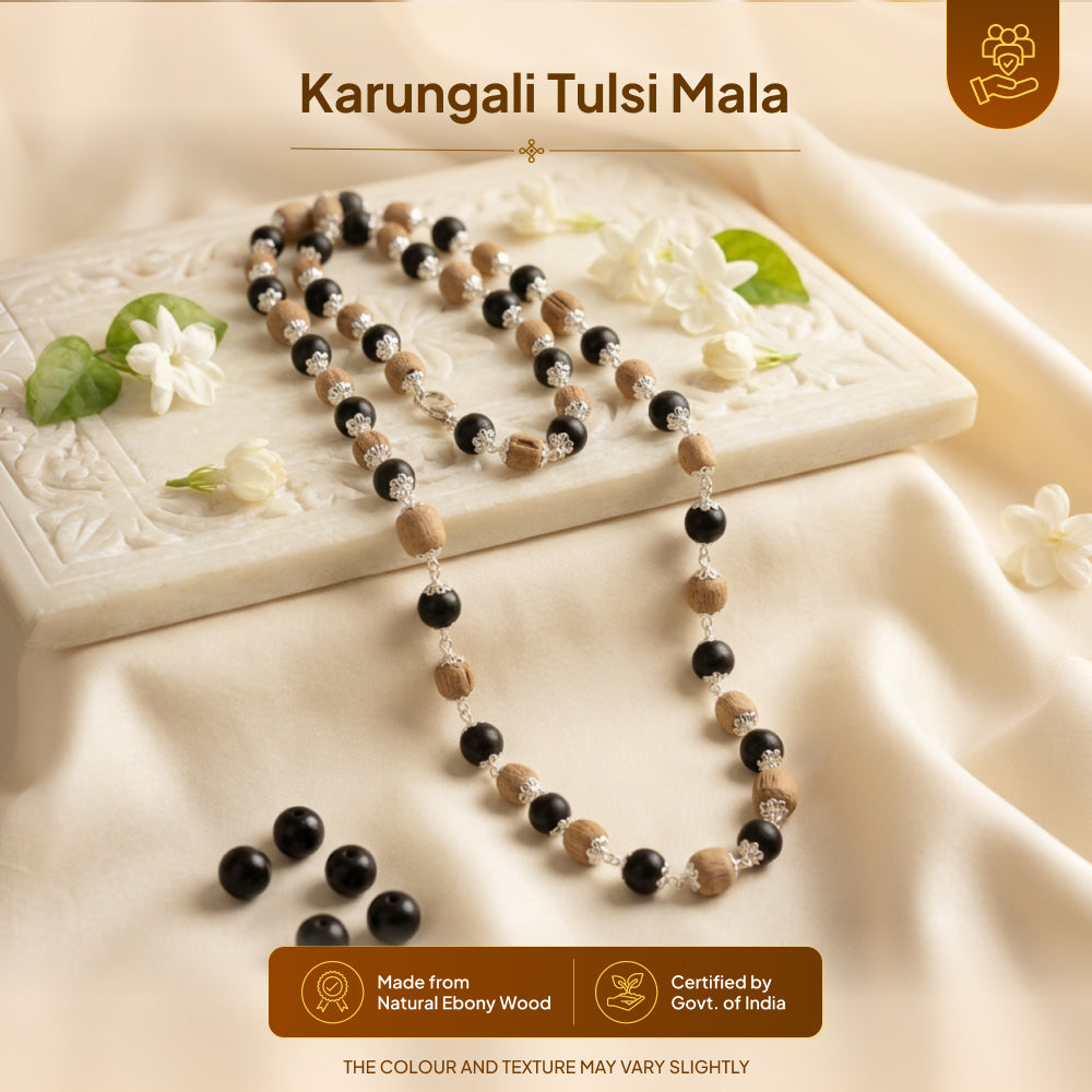 Karungali Tulsi Mala
