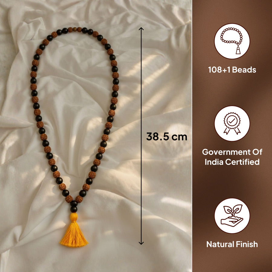 Karungali Rudraksha Mala