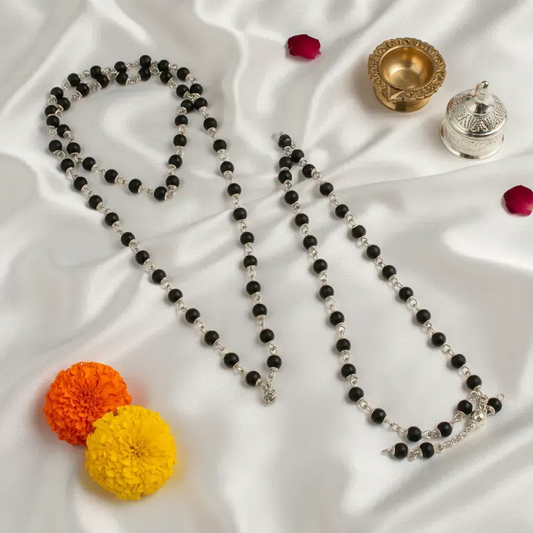 Karungali Silver Cap Twin Set