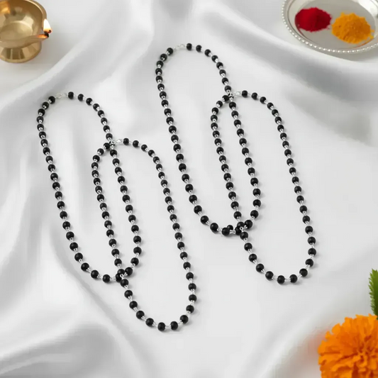 Karungali Silver Cap Family Set