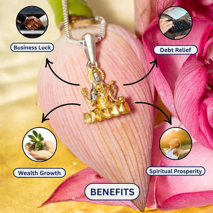 Divine Lakshmi Pendant  Blessed at Maa Lakshmi Kolhapur