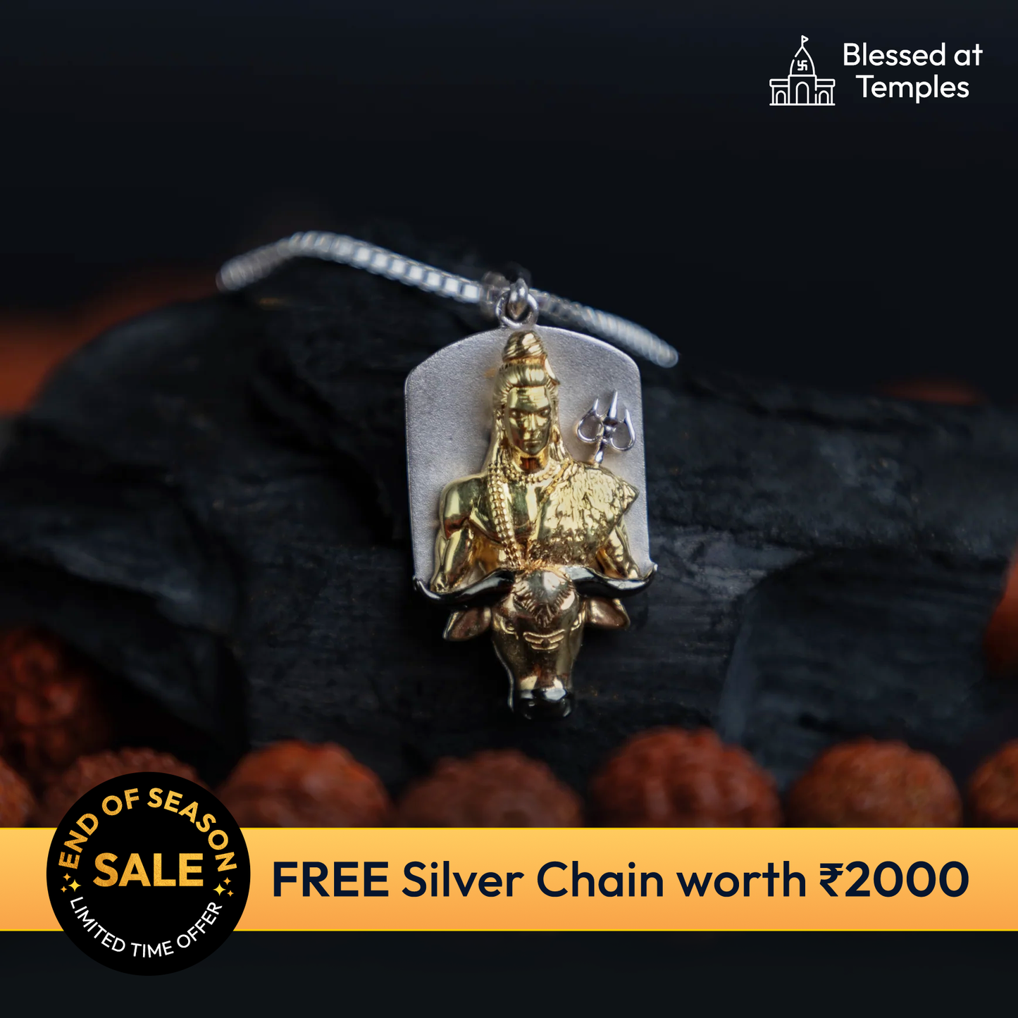 Devotion and Strength Silver Pendant