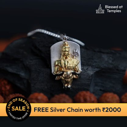 Devotion and Strength Silver Pendant