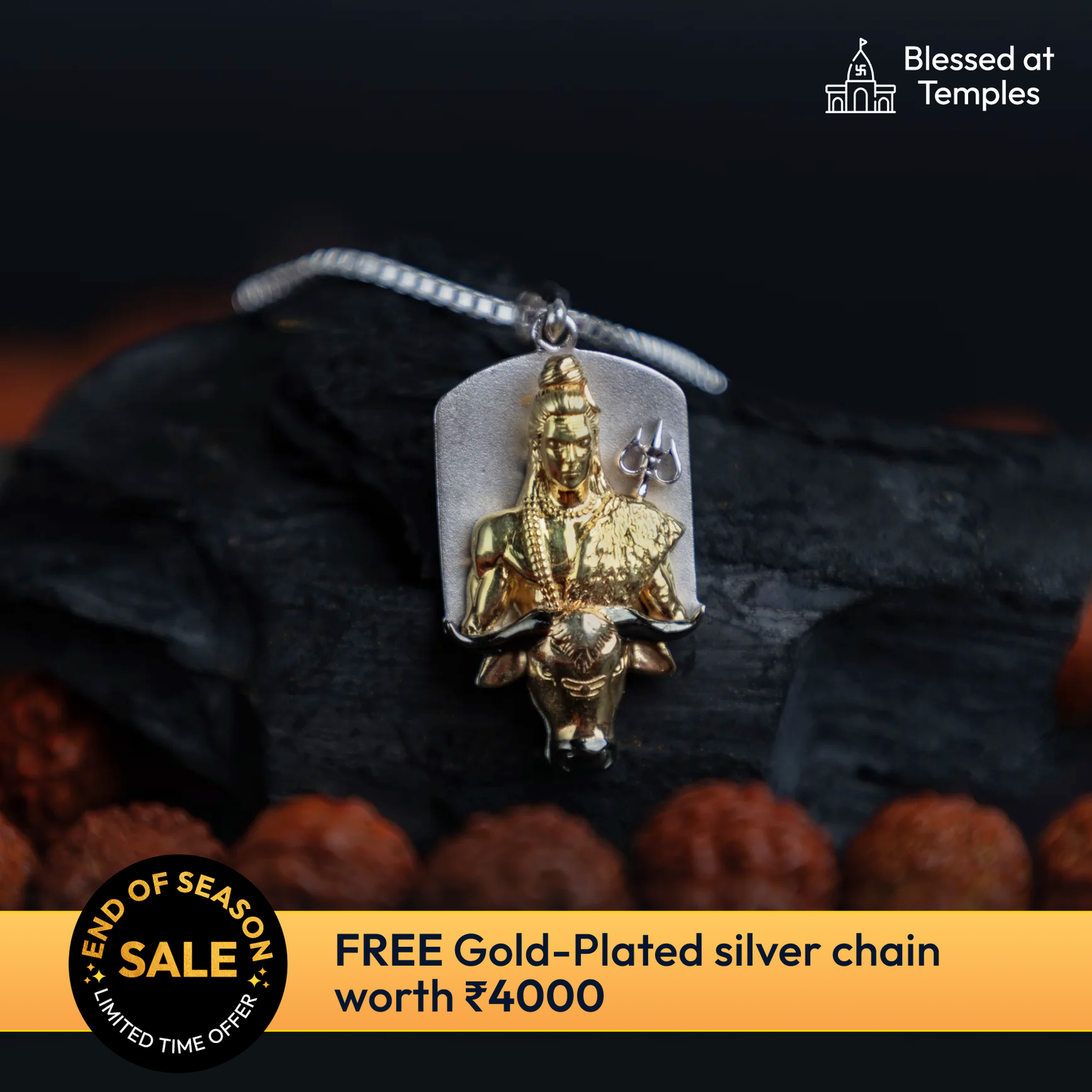 Devotion and Strength Gold Pendant