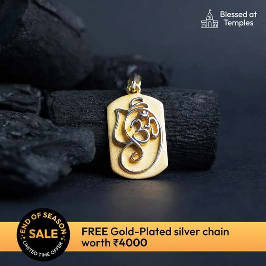 Prosperity and Clarity Gold Pendant