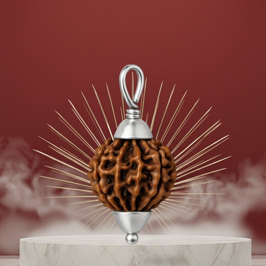 9 Mukhi Rudraksha Pendant- Nepali