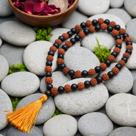 Karungali Rudraksha Mala