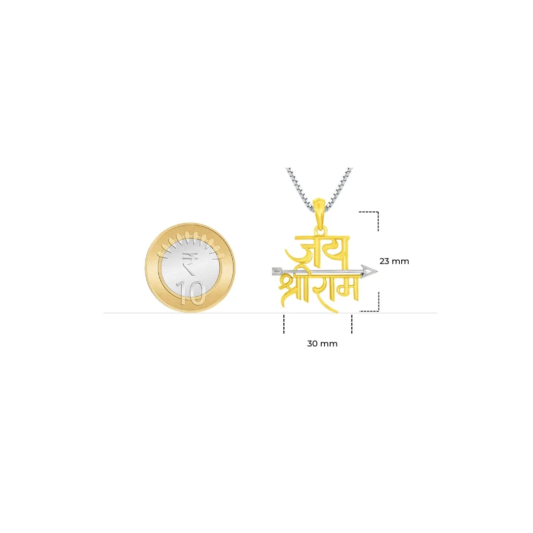 Jai Shri Ram Victory Pendant