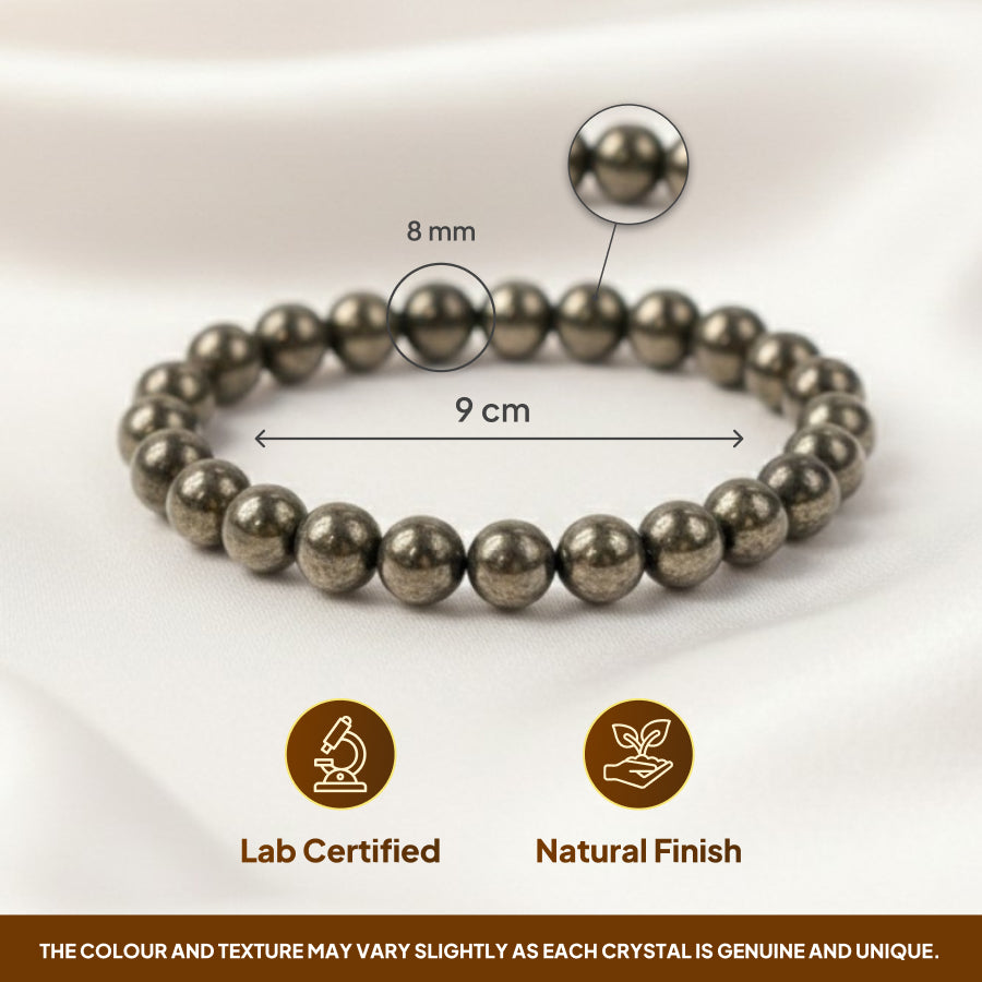Raw Pyrite Bracelet