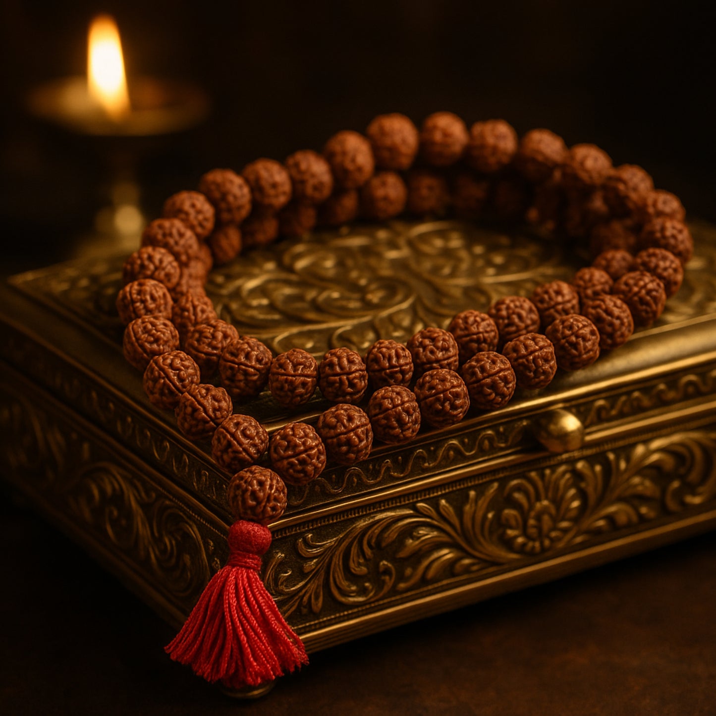 7 Mukhi Rudraksha Mala