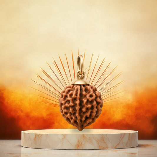 3 Mukhi Rudraksha Pendant- Nepali