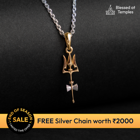 Balance and Strength Gold Pendant