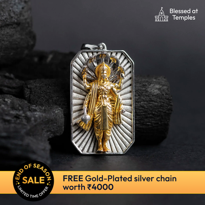 Vishnu Avatar Gold Pendant