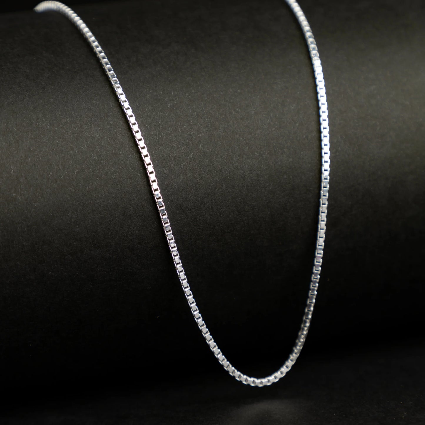 Box Square Chain | Sleek and Modern Silver Chain