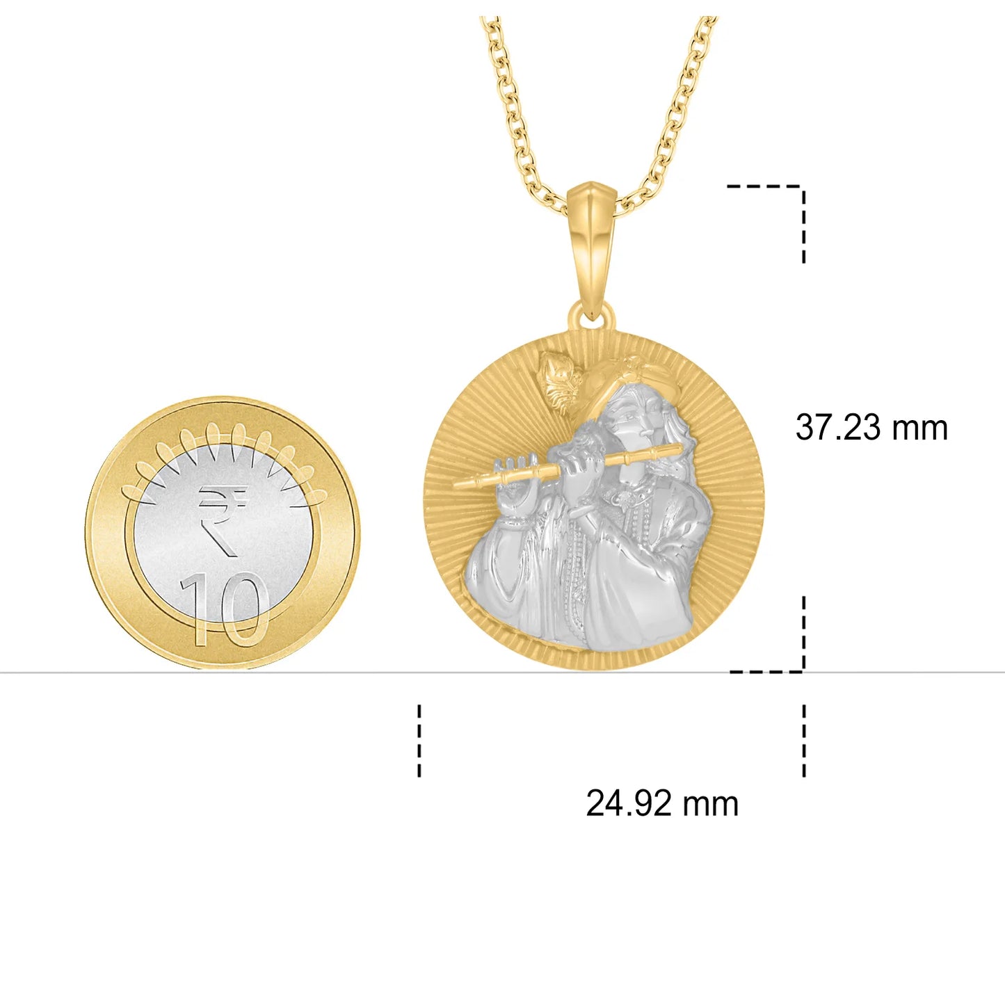 Divine Joy Gold Pendant