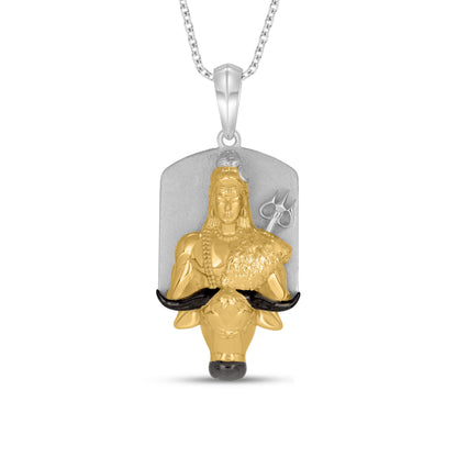 Devotion and Strength Gold Pendant