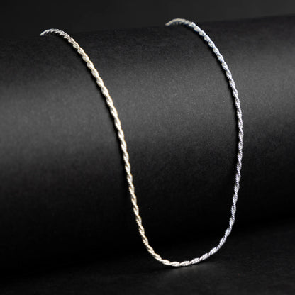 Modern Sleek Silver Chain | 24 inches