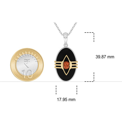 Kashi Blessed Shiv Linga Trinetra Pendant