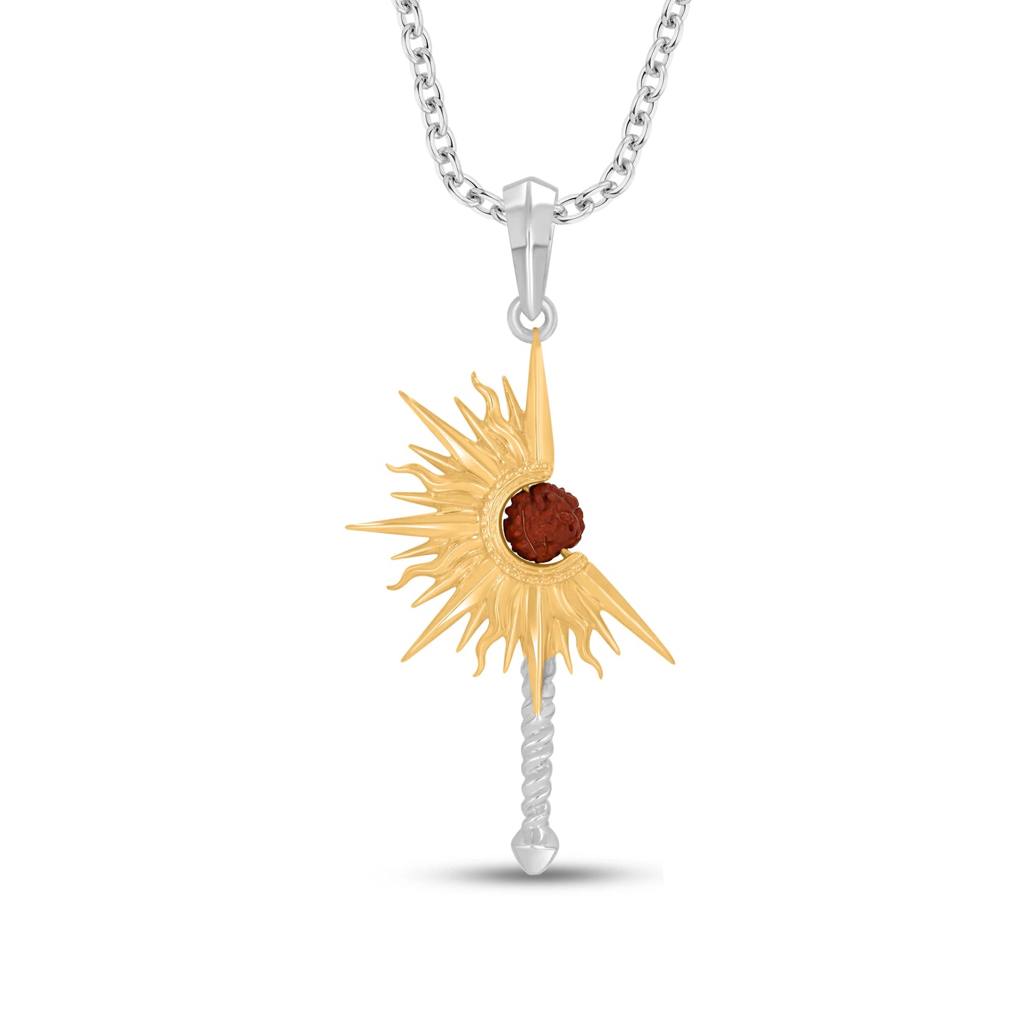 Surya Gadda Silver Pendant